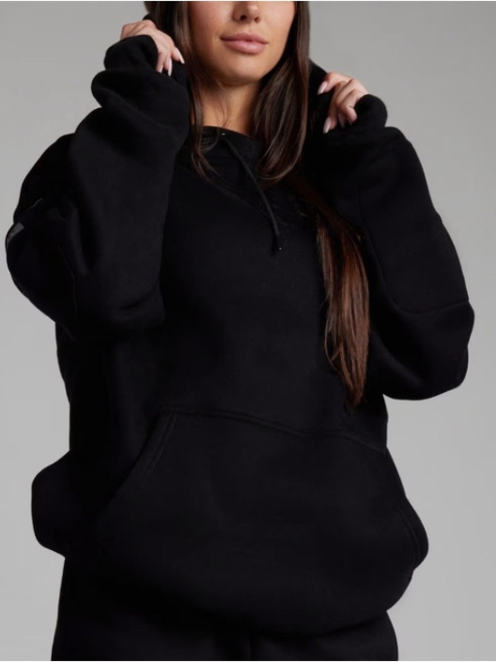 Comfrt Airplane Mode Travel Hoodie Onyx Black Size XL